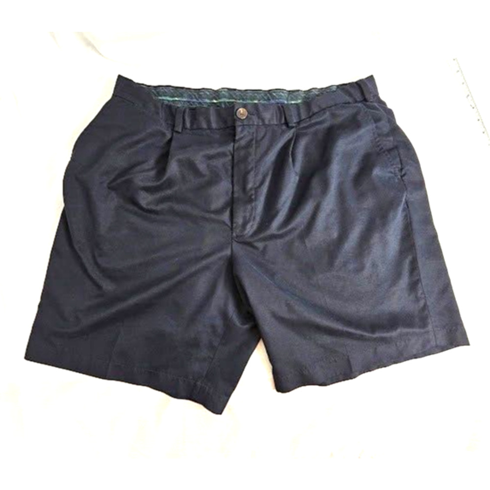 Brooks Brothers St. Andrews Links Golf Shorts Men's 40 Actual 39 Blue Pleated